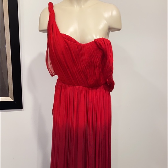 Oscar De La Renta Scarlet Long Dress - Picture 3 of 16